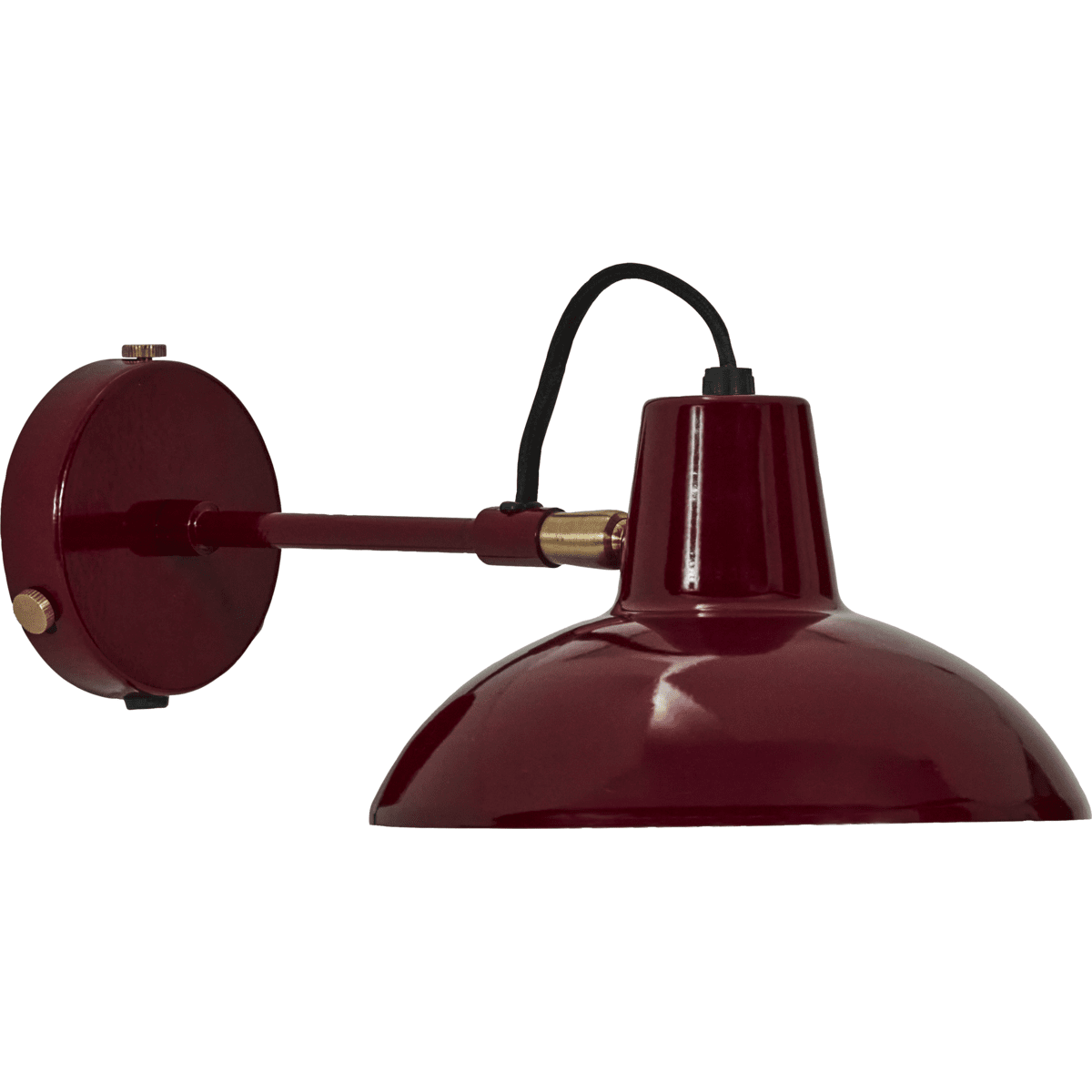 Desk Ø18 ROT wandlampe Von House Doctor - Verleihen Sie Ihrem Interieur mit dieser auffälligen Wandleuchte, die moderne und klassische Elemente vereint, einen auffälligen Touch.