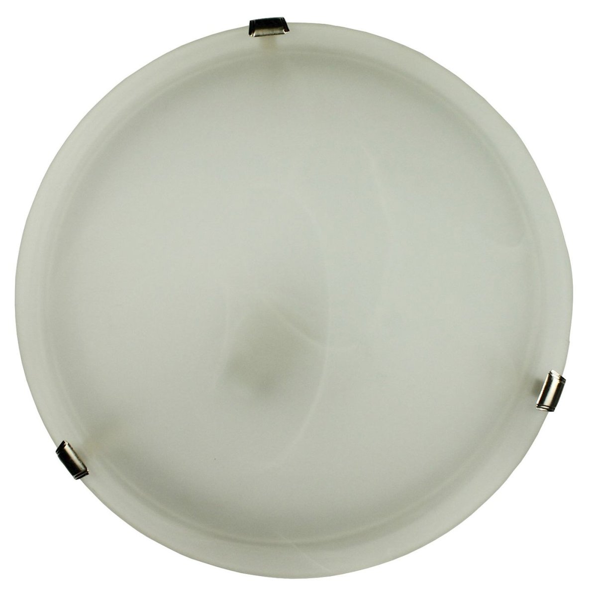 Plafond Ø40 Weißer Satin deckenleuchte Von Oriva - Diese einfache und stilvolle Deckenleuchte ist perfekt für alle, die eine diskrete, aber funktionale Lichtquelle suchen.