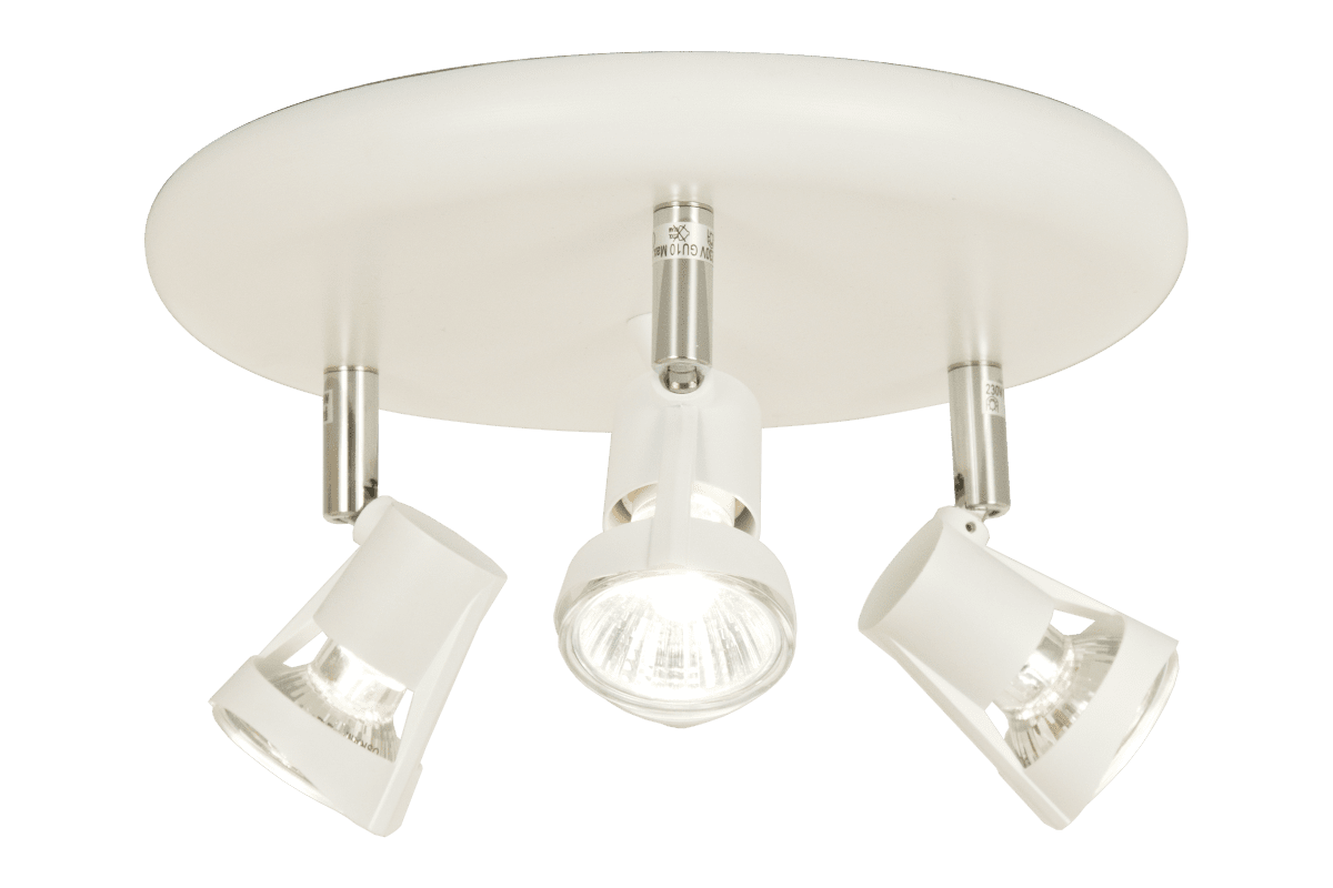 Pixy 3 Weiß spotlight Von Aneta Lighting - Leicht zu platzieren, aber gleichzeitig diskret mit gutem Licht für beispielsweise einen Flur oder ein Schlafzimmer.