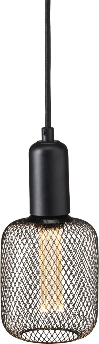 Grid Ø10 Schwarz fensterlampe Von PR Home - Lampenfassung und Schirm sind aus Metall und mattschwarz pulverbeschichtet.