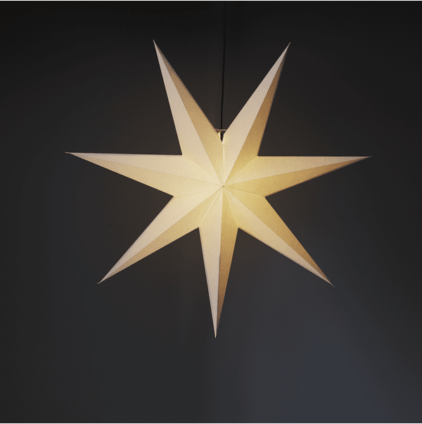 Frozen Ø100 Weiß Von Star Trading - Wei&szlig;er Papierstern mit 100 cm Durchmesser.