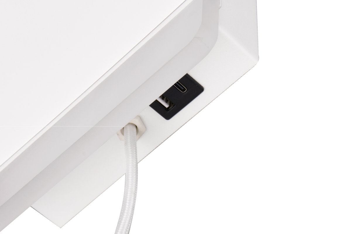 Fairfield 20cm Weiß wandlampe Von Trio Lighting - Die FLEXconnect-Funktion ermöglicht sowohl eine Festinstallation als auch die Installation mit Kabel und Wandstecker.