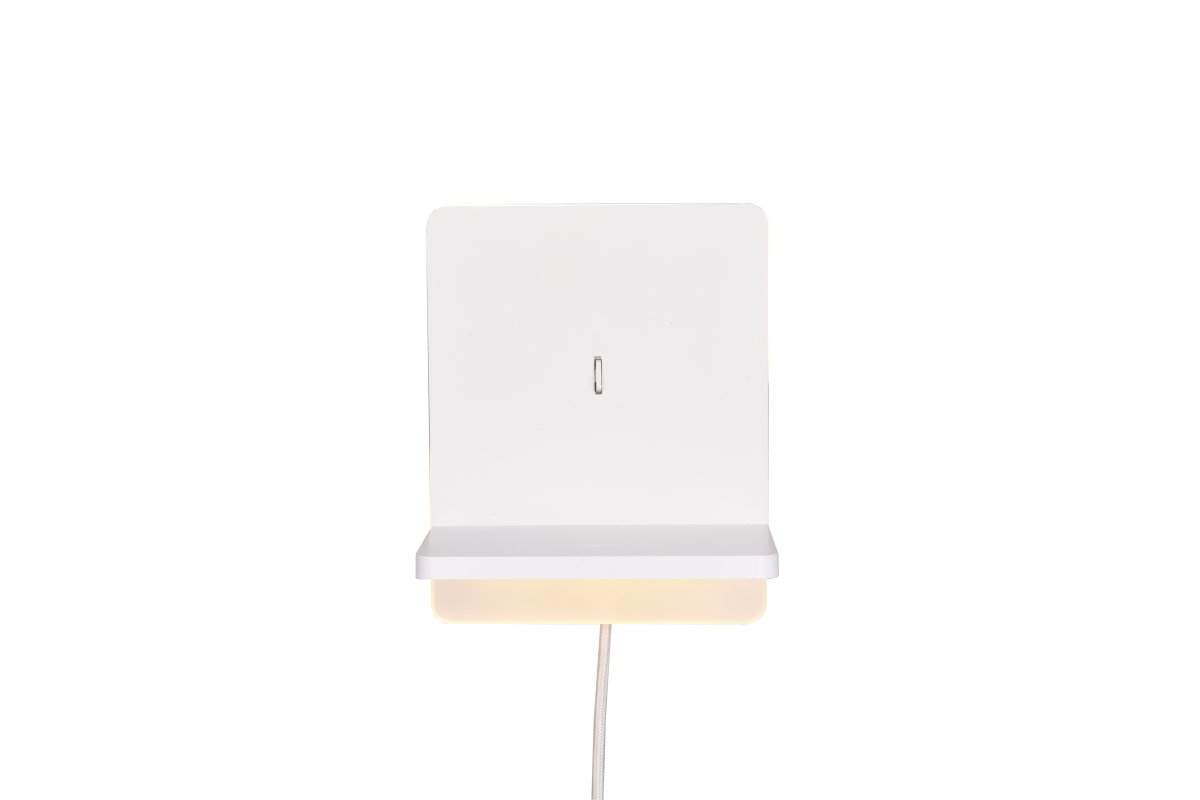 Fairfield 20cm Weiß wandlampe Von Trio Lighting - Die FLEXconnect-Funktion ermöglicht sowohl eine Festinstallation als auch die Installation mit Kabel und Wandstecker.