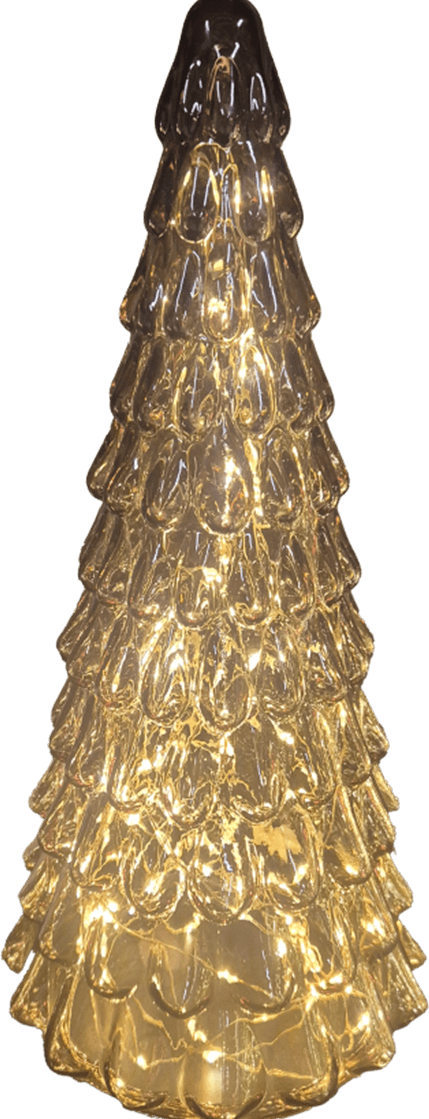 Fichte 30cm Braun Von Pixie Design - Der formsch&ouml;ne Baum verf&uuml;gt &uuml;ber eine integrierte Lichterkette mit 100 kleinen LEDs, die ein angenehmes, warmwei&szlig;es Licht verbreiten.