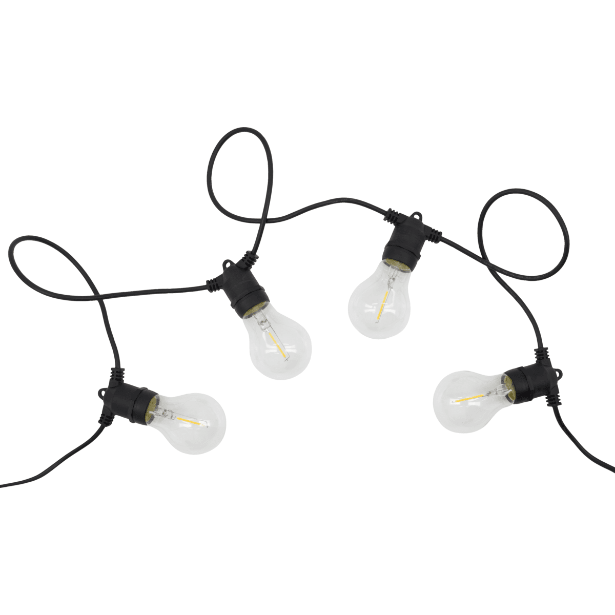 Light Lichterkette 8m Schwarz Von House Doctor - Schlie&szlig;en Sie bis zu drei Sets f&uuml;r eine gr&ouml;&szlig;ere Abdeckung an und genie&szlig;en Sie den Komfort einer Timerfunktion, die die Lichter 6 Stunden lang eingeschaltet und 18 Stunden lang ausgeschaltet l&auml;sst.