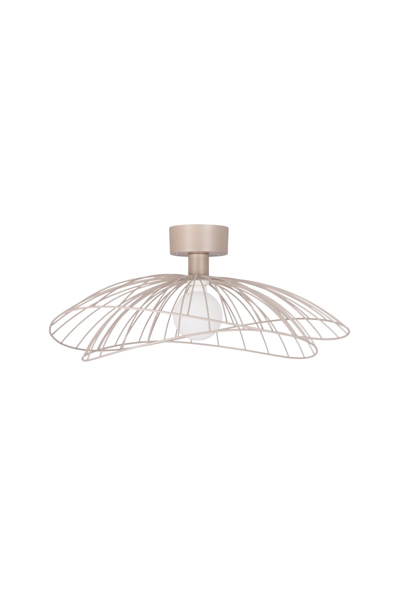 Ray Ø60 Beige wandlampe Von Globen Lighting - Die Leuchte kann sowohl an der Decke als auch an der Wand montiert werden und ist daher flexibel einsetzbar.