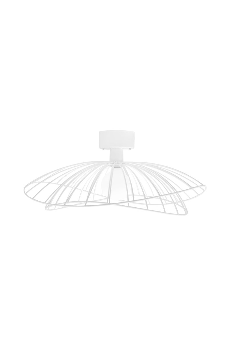 Ray Ø60 Weiß wandlampe Von Globen Lighting - Die Leuchte kann sowohl an der Decke als auch an der Wand montiert werden und ist daher flexibel einsetzbar.
