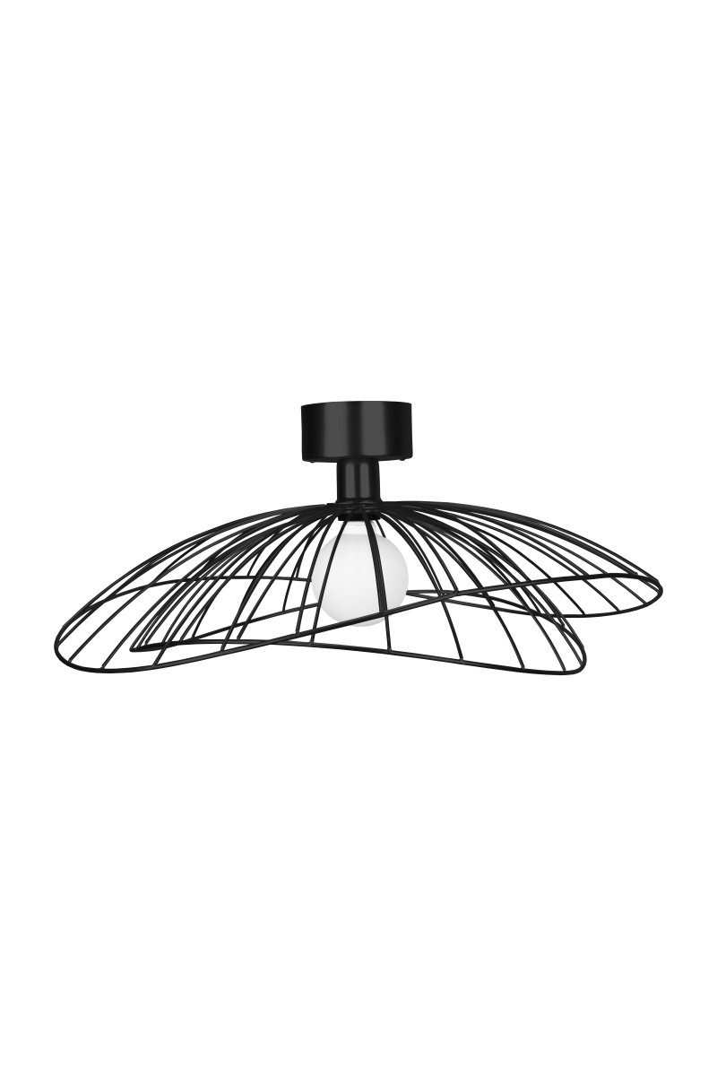 Ray Ø60 Schwarz wandlampe Von Globen Lighting - Die Leuchte kann sowohl an der Decke als auch an der Wand montiert werden und ist daher flexibel einsetzbar.