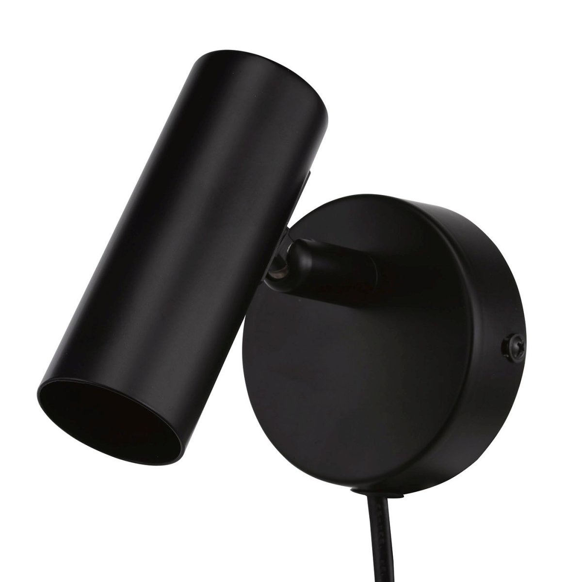 Elliot Schwarz leselampe Von Oriva - Das minimalistische Design und das hochwertige Material machen es ideal f&uuml;r Schlafzimmer, Wohnzimmer und Arbeitszimmer.