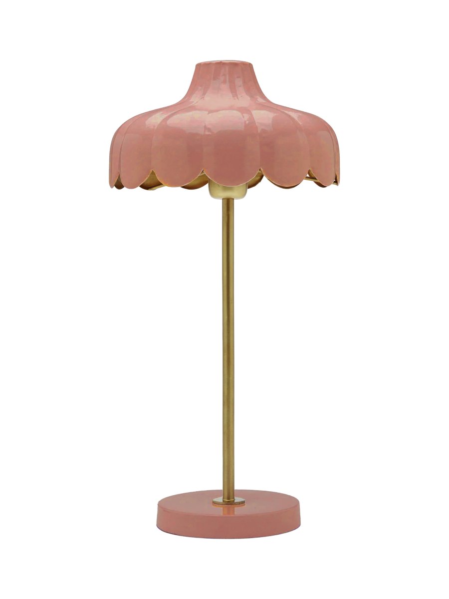 Wells 50cm Dunkelrosa tischlampe Von PR Home - Inspiriert von einer Blume, entstand diese Serie in verschiedenen Farben und Ausf&uuml;hrungen.
