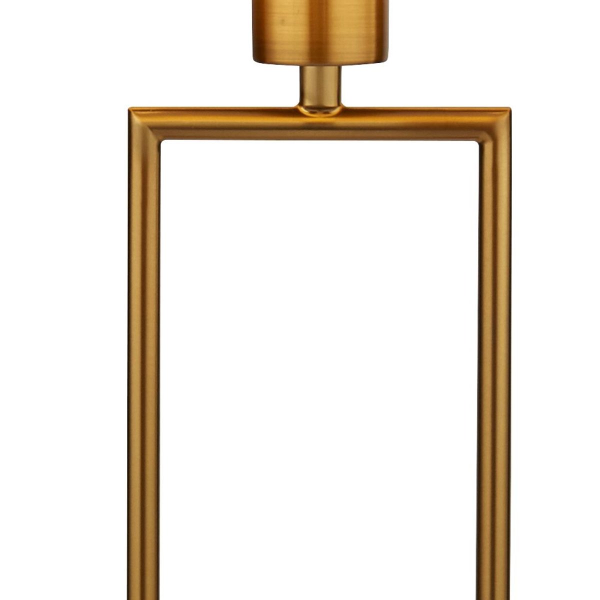 Claire 45cm Gold tischlampe Von Searchlight - Mit seinem offenen und luftigen Rahmen und einem runden Marmorsockel vermittelt es ein modernes und zugleich zeitloses Gefühl, das perfekt in klassische und zeitgenössische Innenräume passt.