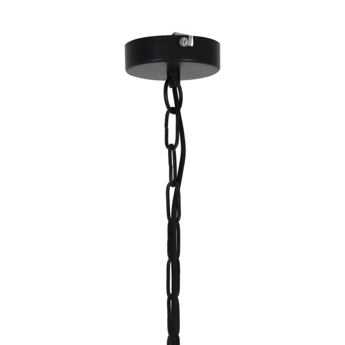 Meya Ø40 Schwarz/Gold hängelampe Von Light & Living - Meya ist eine stilvolle Deckenleuchte aus schwarzem Metall, deren offenes Design für einen luftigen und modernen Ausdruck sorgt.