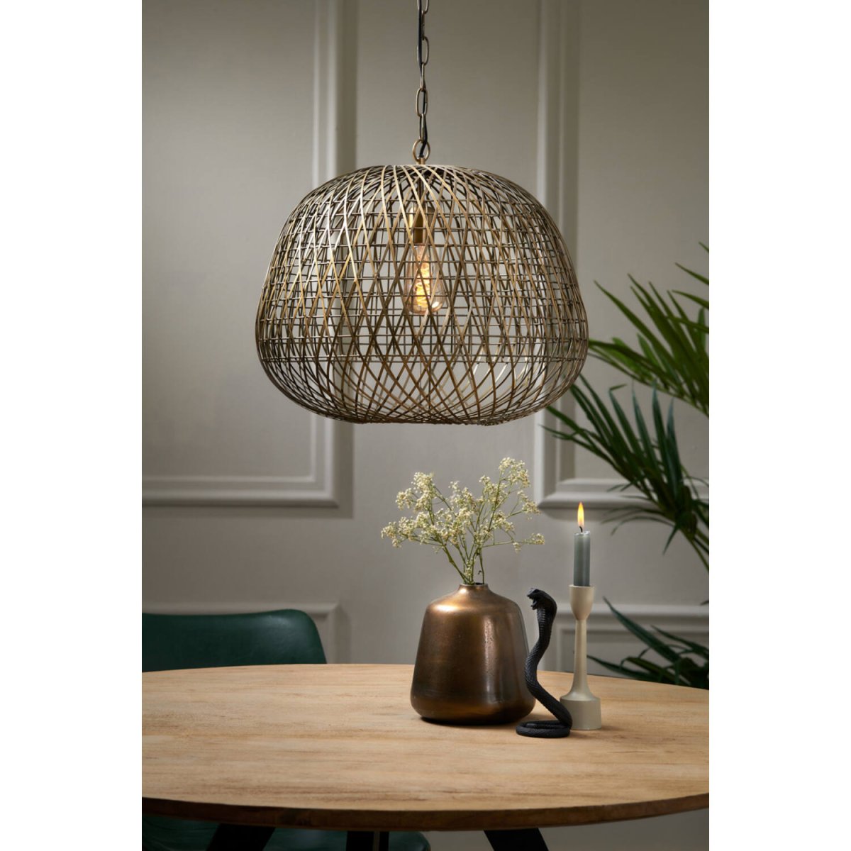 Alwina Ø50 Bronze hängelampe Von Light & Living - 