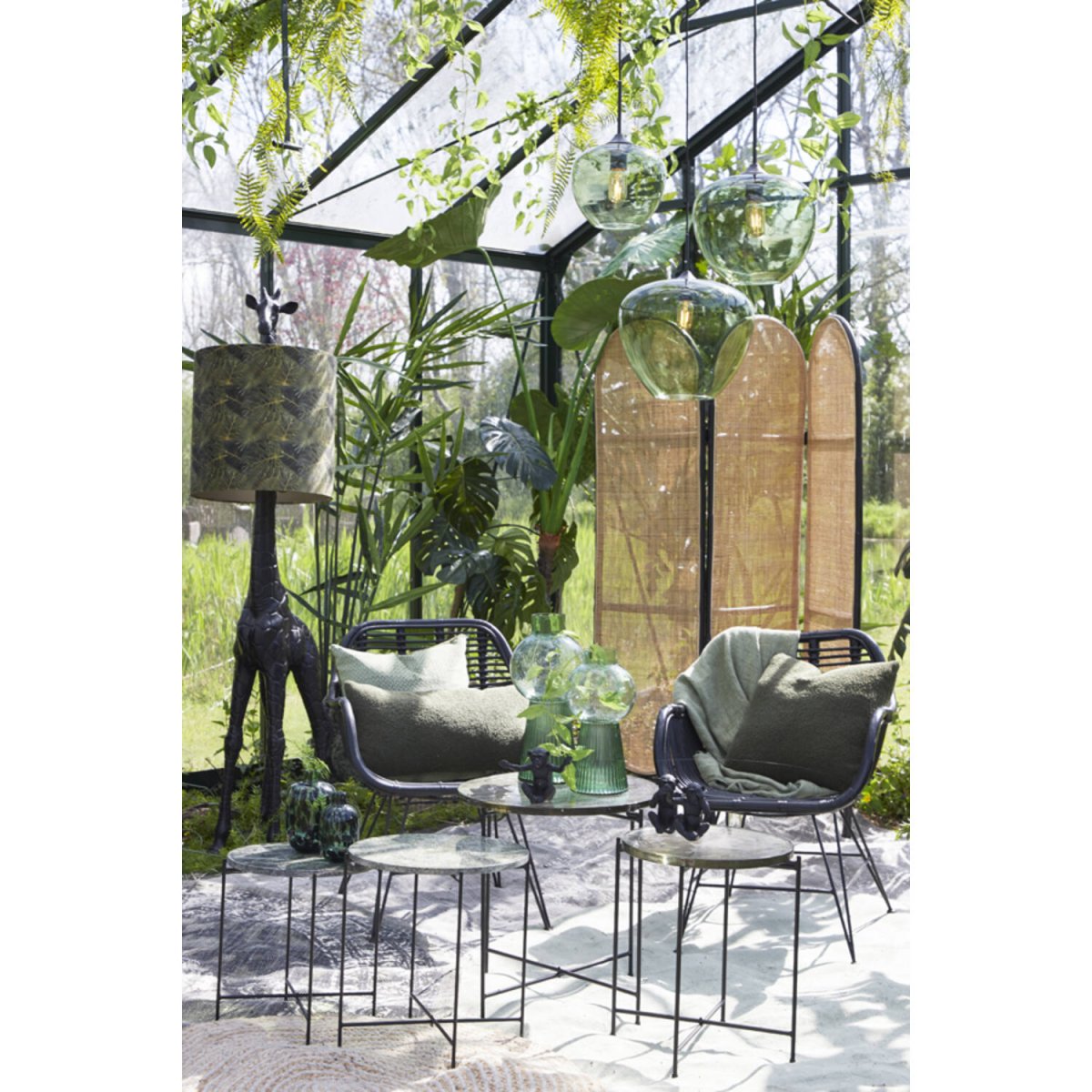 Mayson Ø40 Grün hängelampe Von Light & Living - Ideal für stimmungsvolle Beleuchtung im Wohnzimmer, Esszimmer oder Schlafzimmer.