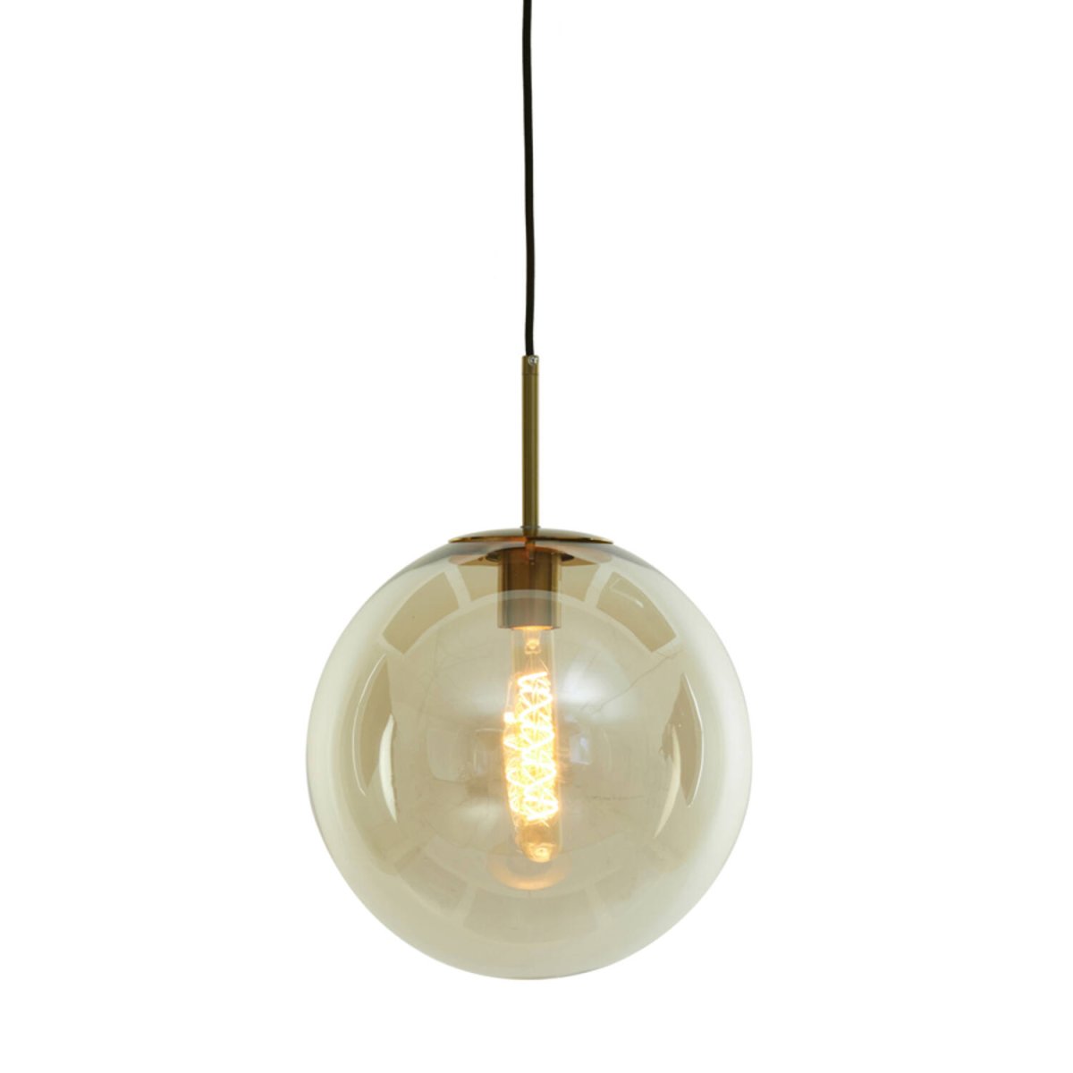Medina Ø40 Bernstein hängelampe Von Light & Living - Das elegante Design macht sie zur perfekten Ergänzung moderner Innenräume und sorgt für eine elegante Lichtverteilung im Raum.