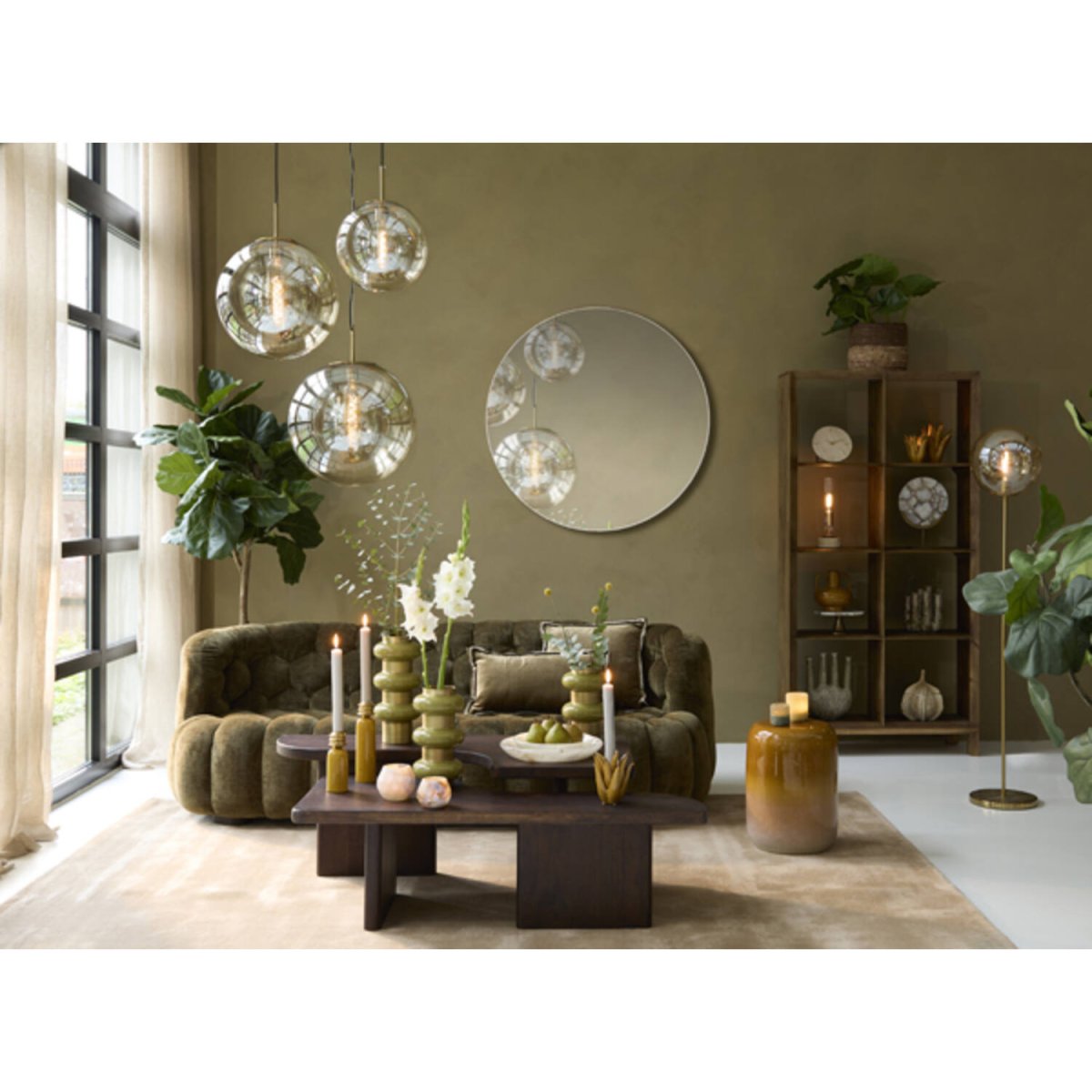 Medina Ø48 Transparent hängelampe Von Light & Living - 