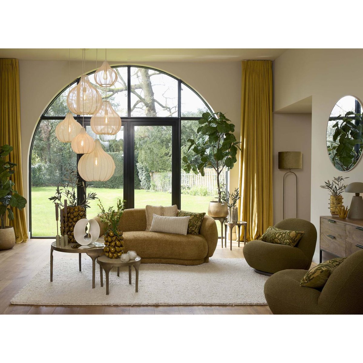 Elati Ø50 Sand hängelampe Von Light & Living - 