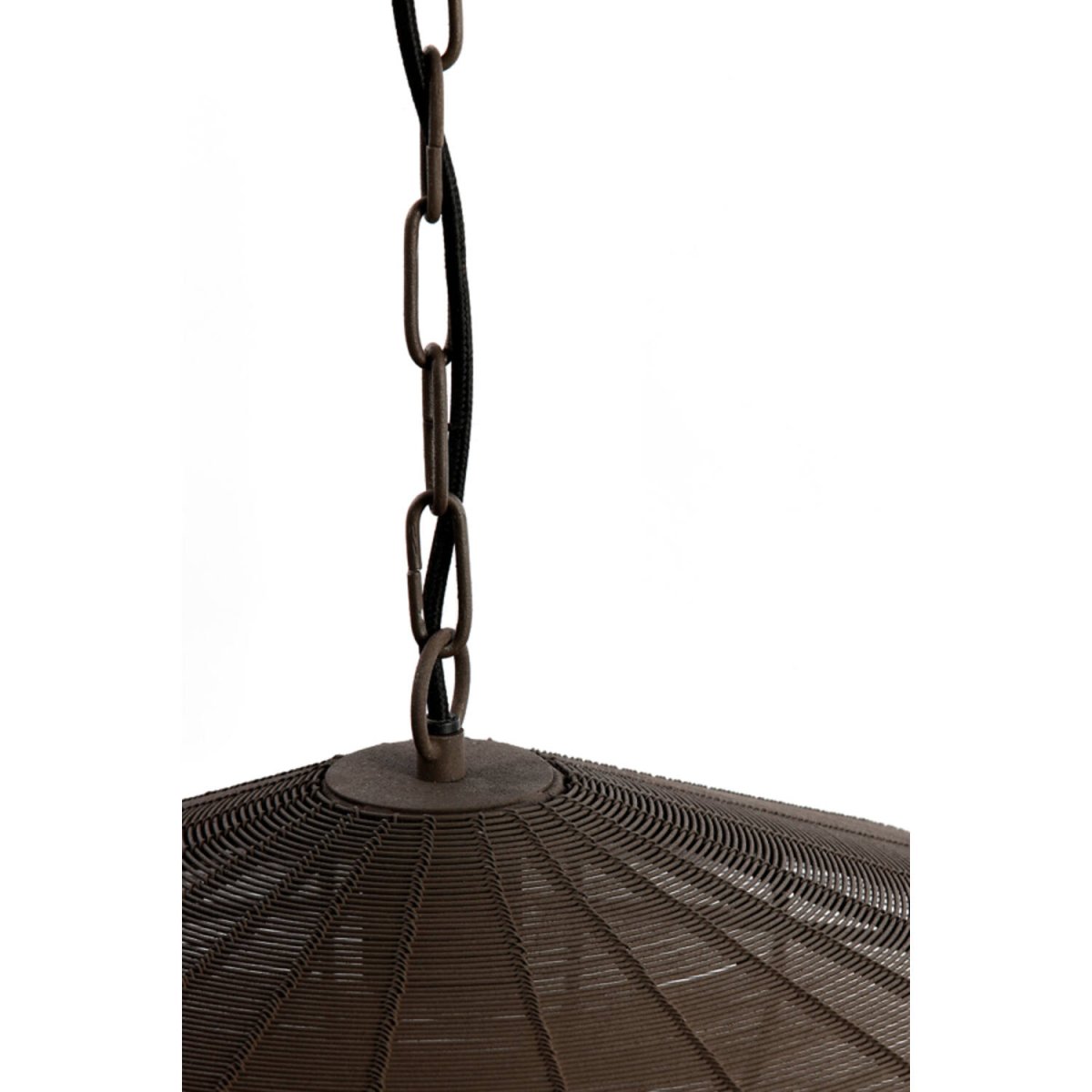 Bahoto Ø40 Dunkelbraun hängelampe Von Light & Living - Die Leuchte Bahoto besticht durch ihr rustikal-elegantes Design mit einem vollständig aus dunkelbraunem Metall gefertigten Schirm.