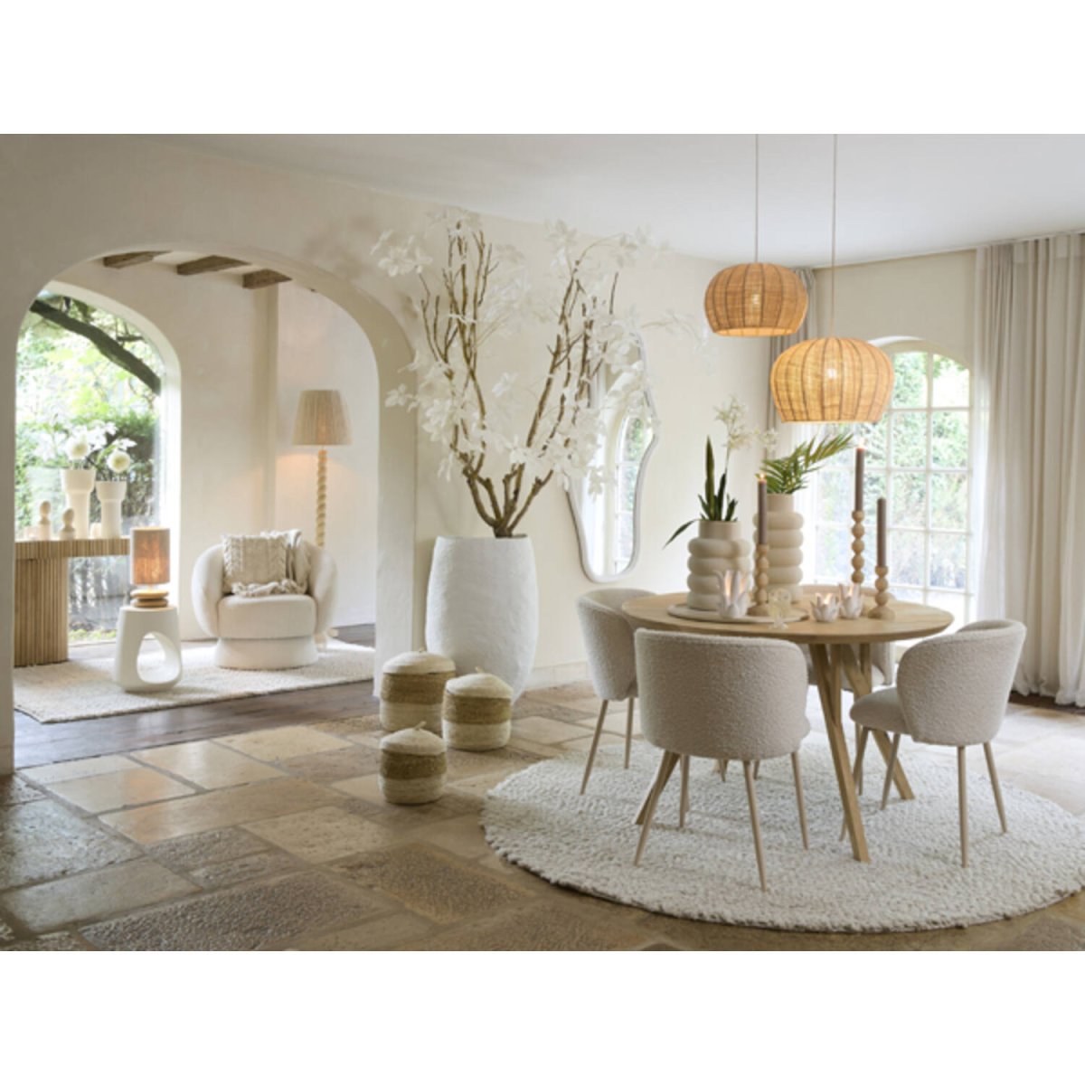 Rafella Ø50 Natur hängelampe Von Light & Living - 