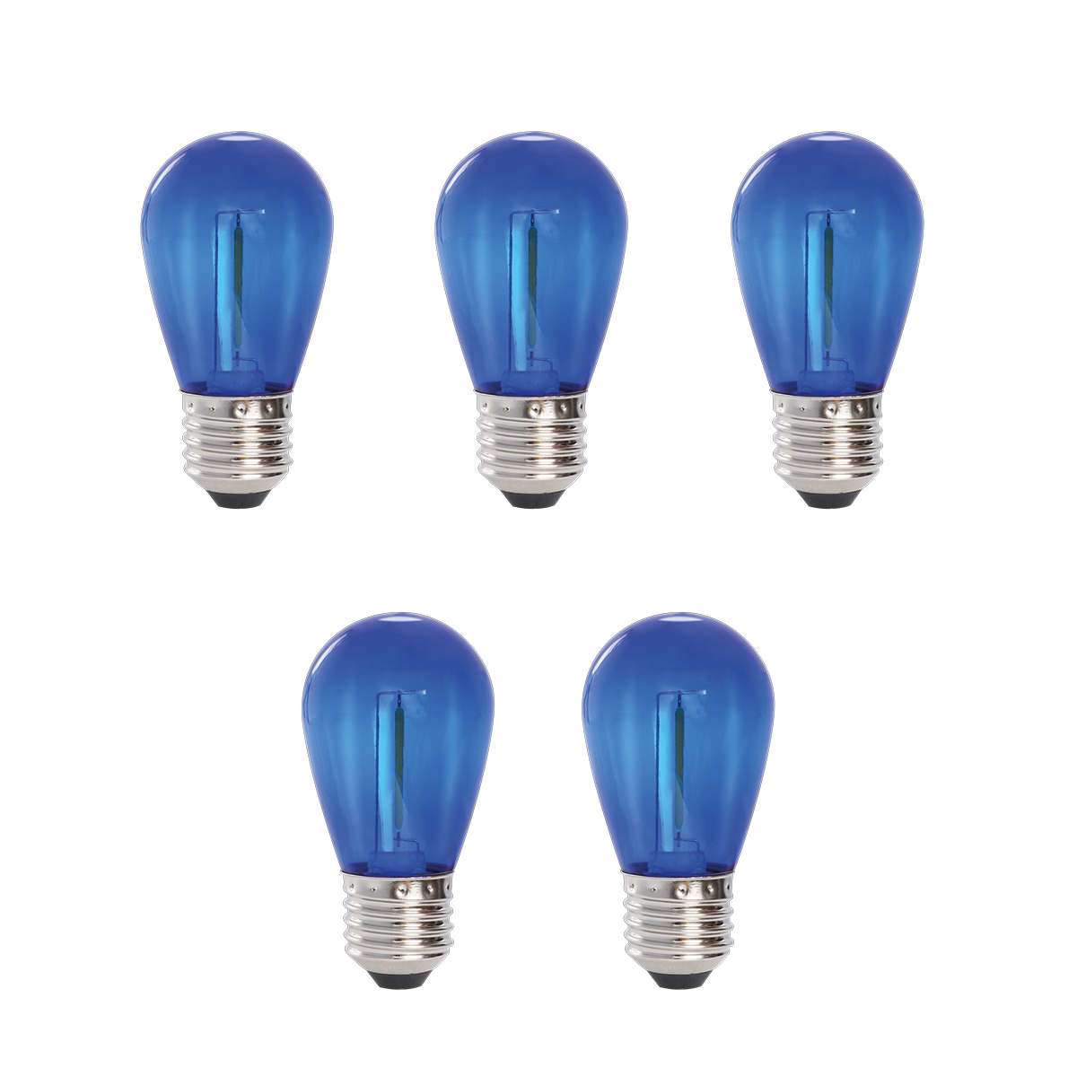 Deco bulb x 5 Blau Von Lightson - Garden Plug &amp; Play von LightsOn ist ein flexibles und günstiges 12-Volt-System für Ihren Garten, das Sie einfach selbst installieren und später bei Bedarf auf bis zu 50 Meter erweitern können.