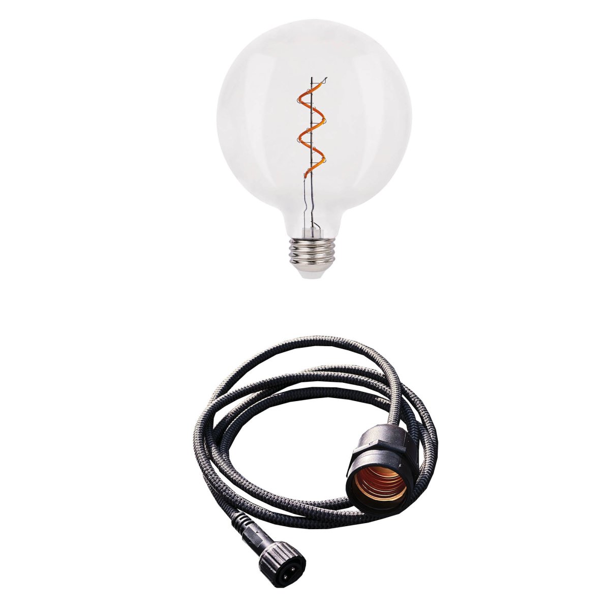 Penny (Warmweiß) Transparent Von Lightson - Mit ihrem schlichten Design und dem warmen Licht passt sie perfekt über einen Esstisch, eine Sofagruppe oder als Spotbeleuchtung in eine Ecke.