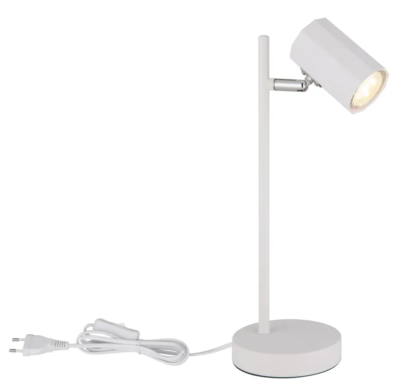 James 35cm Weiß schreibtischlampe Von Globo Lighting - James &auml;r en modern och funktionell bordslampa som imponerar b&aring;de estetiskt och tekniskt.