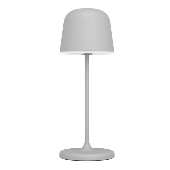 Mannera 20cm Grau tragbare Von Eglo - Das Aufladen erfolgt ganz einfach &uuml;ber das mitgelieferte USB-Kabel und l&auml;sst sich somit problemlos &uuml;berallhin mitnehmen &ndash; egal ob auf der Terrasse, im Garten oder beim Picknick.