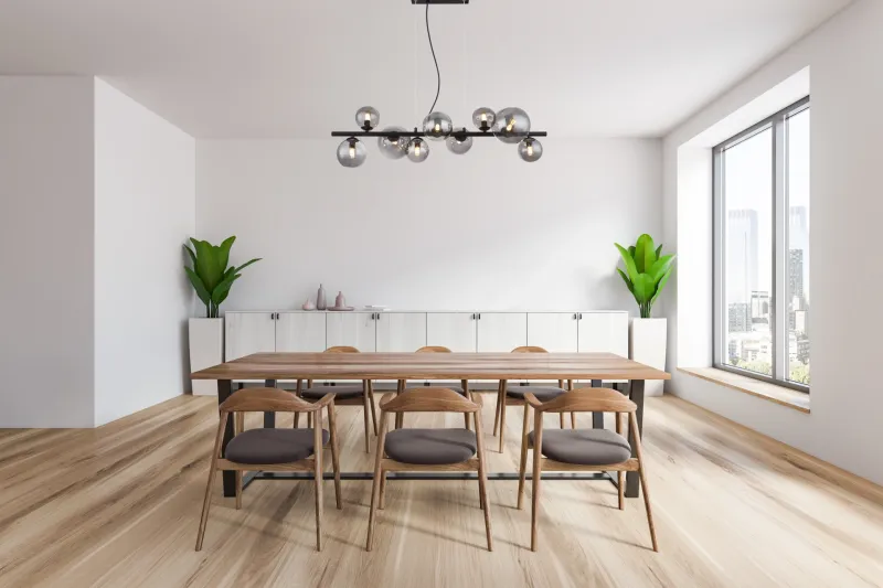 Riha 87cm Rauchfarben hängelampe Von Globo Lighting - Lampan &auml;r av mattsvart metall och ger ditt hem en lyxig och inbjudande atmosf&auml;r.