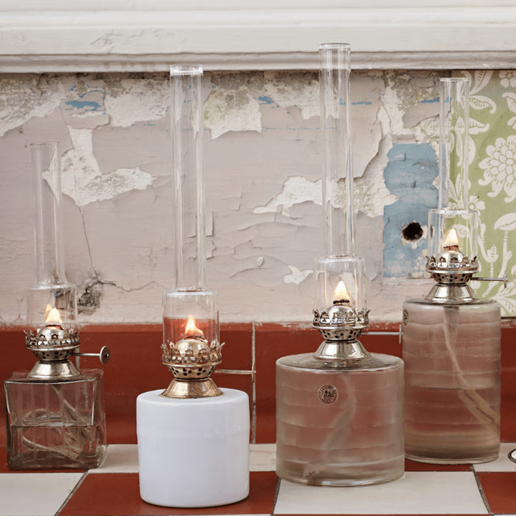 Kerosene Lamp Straight Big Weiß Von Strömshaga - 