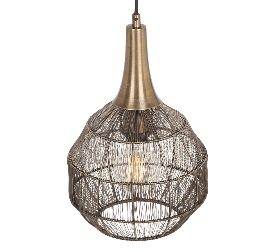 Soraya Ø26 Antikes Messing hängelampe Von Trio Lighting - 