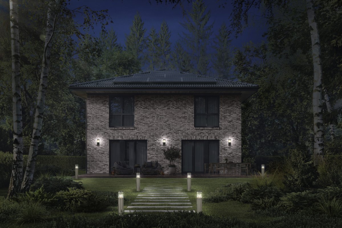 Ebro Dunkelgrau außenlampe Von Ledvance - Diese aus Edelstahl und Polycarbonat gefertigte Lampe ist sowohl langlebig als auch wetterfest und somit perfekt f&uuml;r den Einsatz im Freien geeignet.