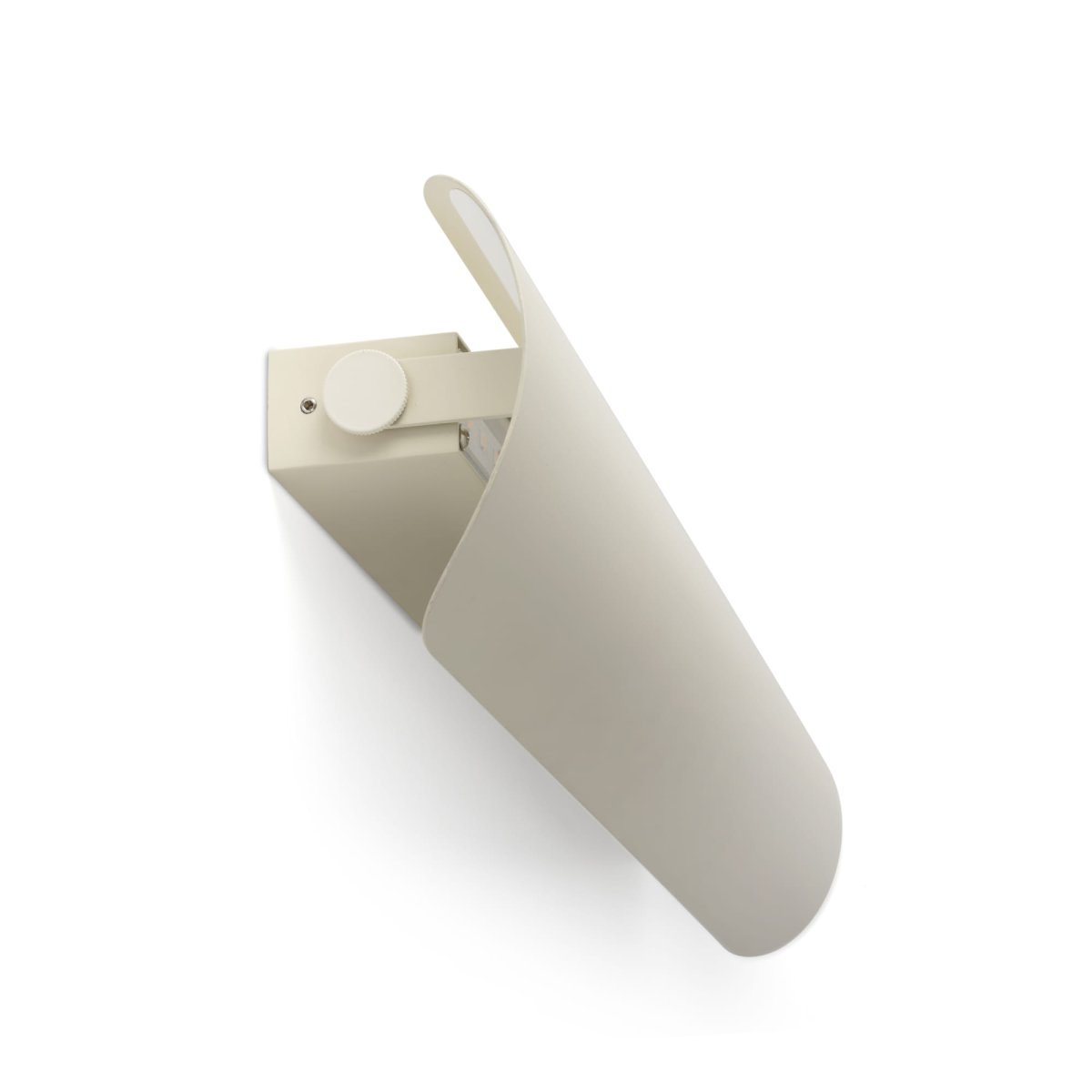 Novo 50cm Beige wandlampe Von Faro Barcelona - Die Leuchte besteht aus Metall und kann sowohl vertikal als auch horizontal montiert werden, wodurch sie flexibel an unterschiedliche R&auml;ume und Bed&uuml;rfnisse angepasst werden kann.