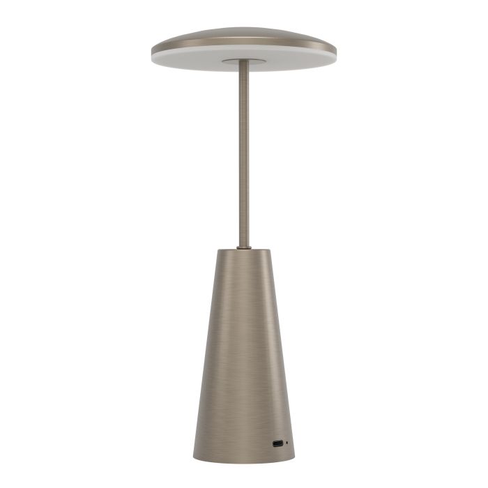 Piccola 28cm Bronze tragbare Von Eglo - Piccola ist eine flexible und stilvolle Lichtquelle, die sich gleichermaßen gut für zu Hause und unterwegs eignet.