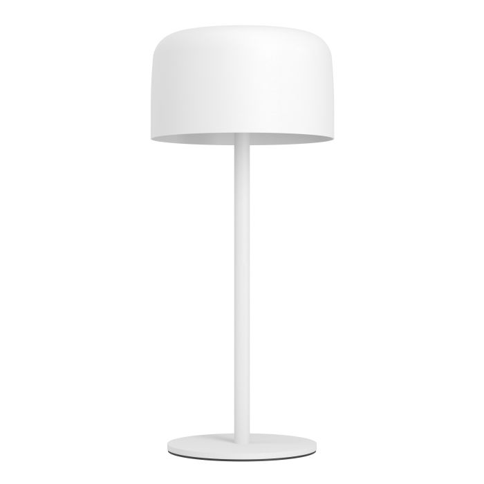 Roccanova 30cm Weiß solarleuchte Von Eglo - Roccanova ist eine stilvolle, solarbetriebene Tischlampe, die Form und Funktion für den Innen- und Außenbereich vereint.