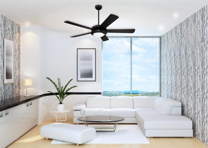 Comet Ø132 Schwarz Von Westinghouse - Der Ventilator verfügt über drei Geschwindigkeitsstufen und eine Rückwärtsfunktion und ist somit ideal für den Einsatz im Innen- und Außenbereich geeignet.