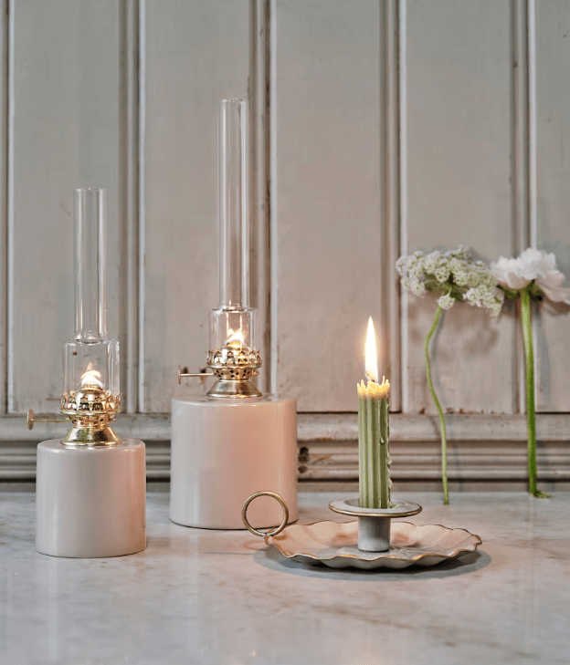 Kerosene Lamp Straight small Beige Von Strömshaga - 