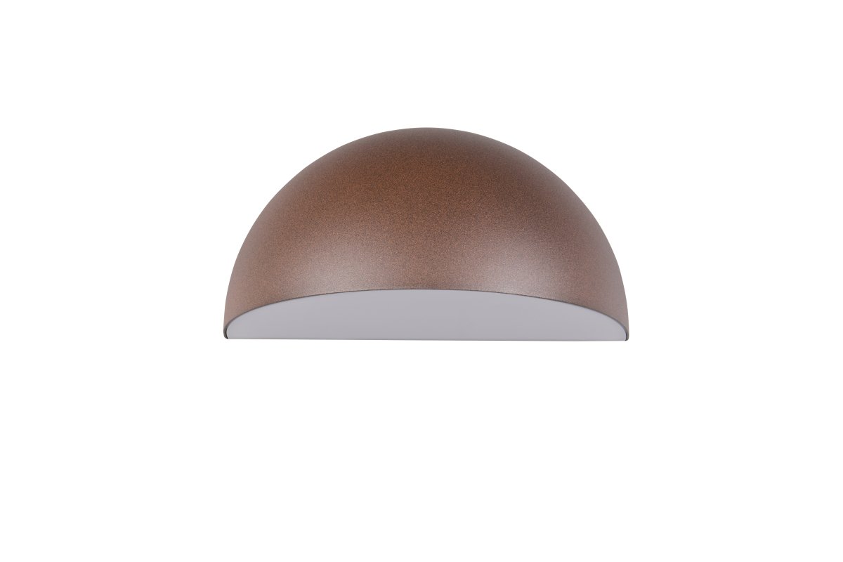 Maas 27cm Rostbraun außenlampe Von Trio Lighting - Maas ist eine stilvolle Wandleuchte mit einer sanft abgerundeten Form in einem modernen rostbraunen Farbton.
