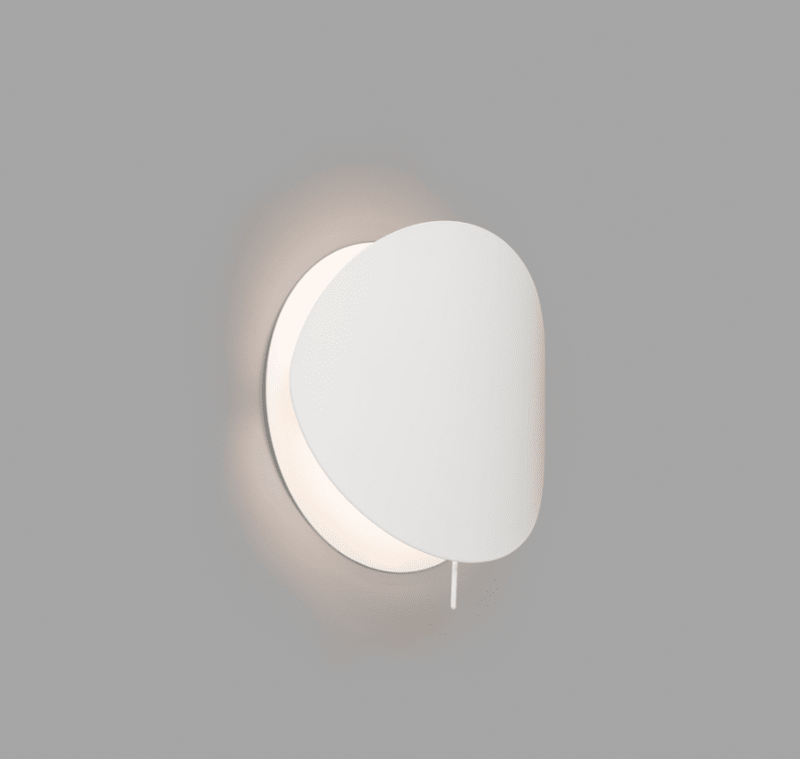 Ovo Weiß wandlampe Von Faro Barcelona - Die OVO-Wandleuchte eignet sich ideal f&uuml;r dekorative Beleuchtung und der Schirm l&auml;sst sich um 20 Grad neigen.