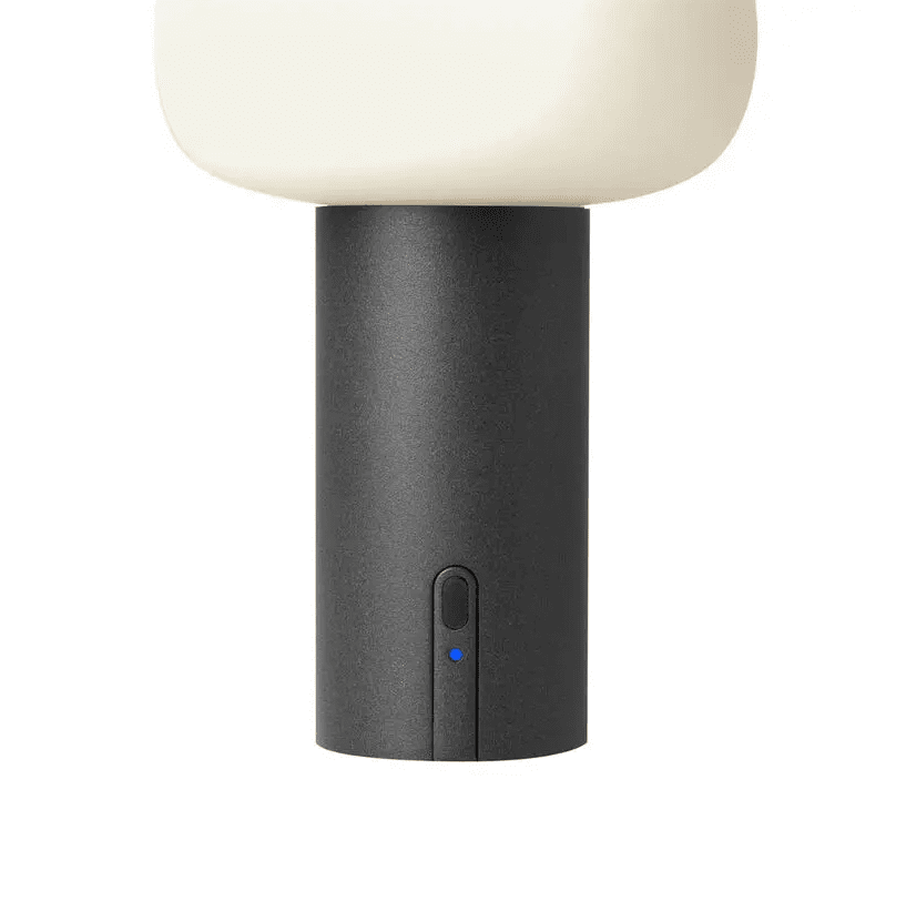 Antibes 20cm Schwarz tragbare Von Konstsmide - Zusätzlich ist die Lampe mit RGB-Farbwechsel ausgestattet.