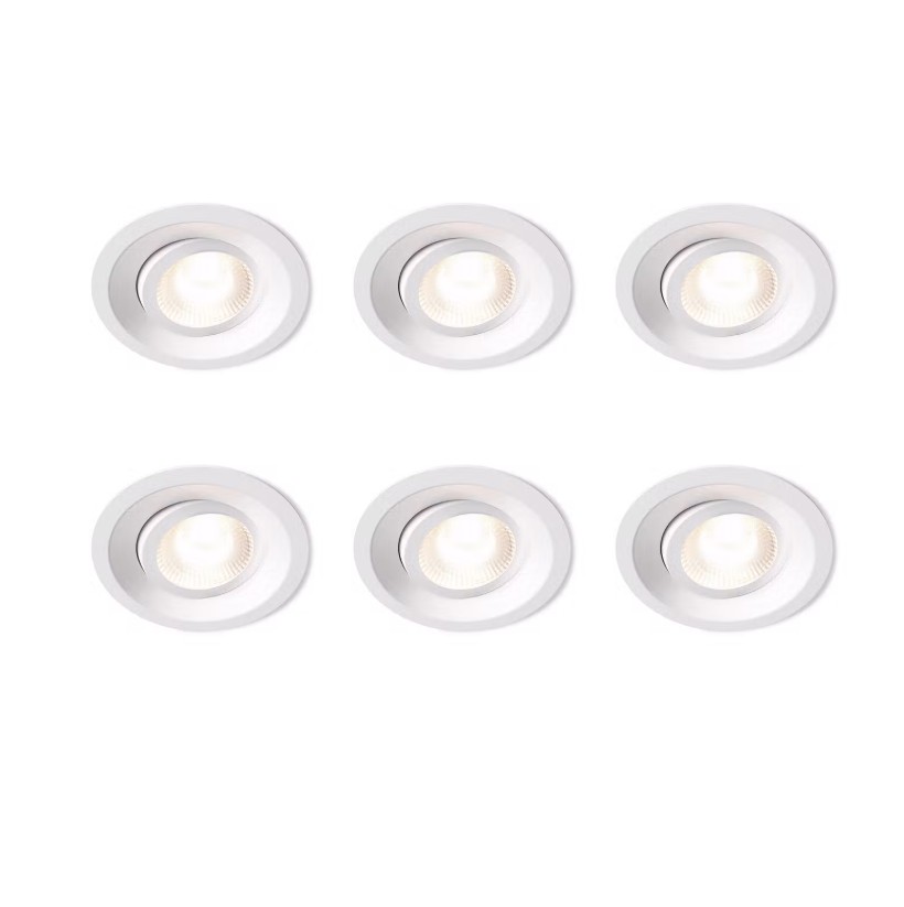 Downlight DWN-02 6P Weiß Von Plejd - DWN-02 hat eine einstellbare Farbtemperatur und kann auf eine feste Temperatur eingestellt oder auf Warmwei&szlig; gedimmt werden.