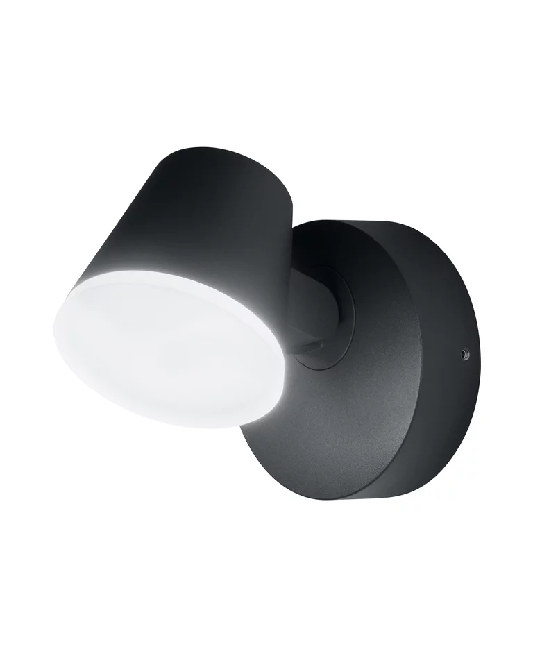 Midi Spot I Dunkelgrau außenlampe Von Ledvance - Med en rotationsvinkel p&aring; 320&deg; kan den justeras f&ouml;r att rikta ljuset d&auml;r det beh&ouml;vs, vilket g&ouml;r den perfekt f&ouml;r att belysa specifika omr&aring;den eller skapa en atmosf&auml;risk effekt.