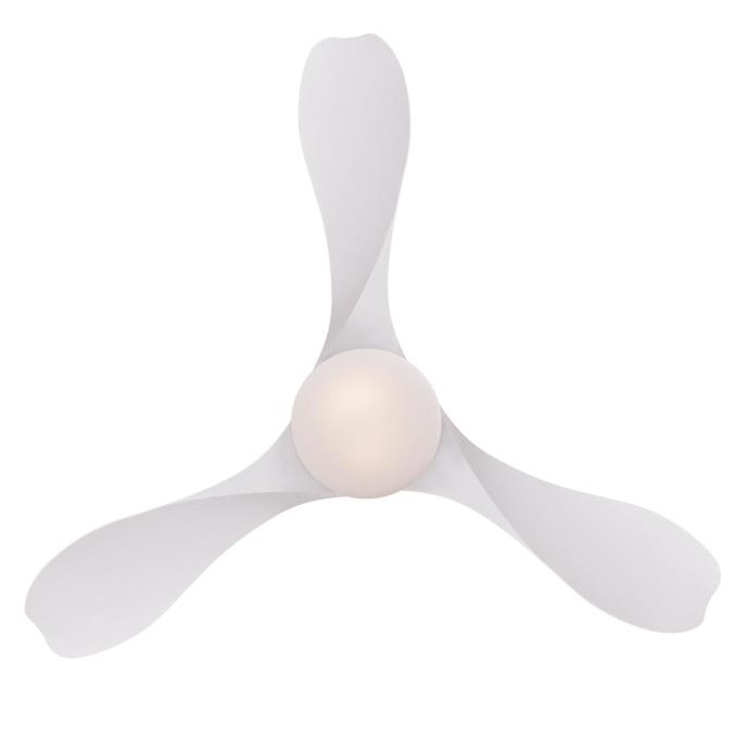 Pierre Ø132 Weiß Von Westinghouse - Der Deckenventilator Pierre mit dimmbarer LED-Lichtquelle und weißem Finish ist eine moderne und elegante Lösung für Schlafzimmer und Wohnzimmer.