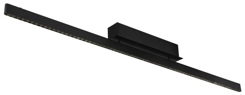 Dentsy 120cm Schwarz hängelampe Von Globo Lighting - Med den smidiga touchknappen f&ouml;r av/p&aring; och den stegl&ouml;sa touchdimmern kan du enkelt justera ljusstyrkan efter &ouml;nskem&aring;l.