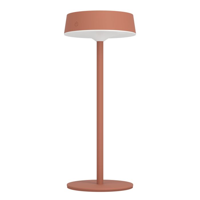 Simeri 30cm ROT solarleuchte Von Eglo - Simeri ist eine stilvolle, solarbetriebene Tischlampe, die Form und Funktion für den Innen- und Außenbereich vereint.