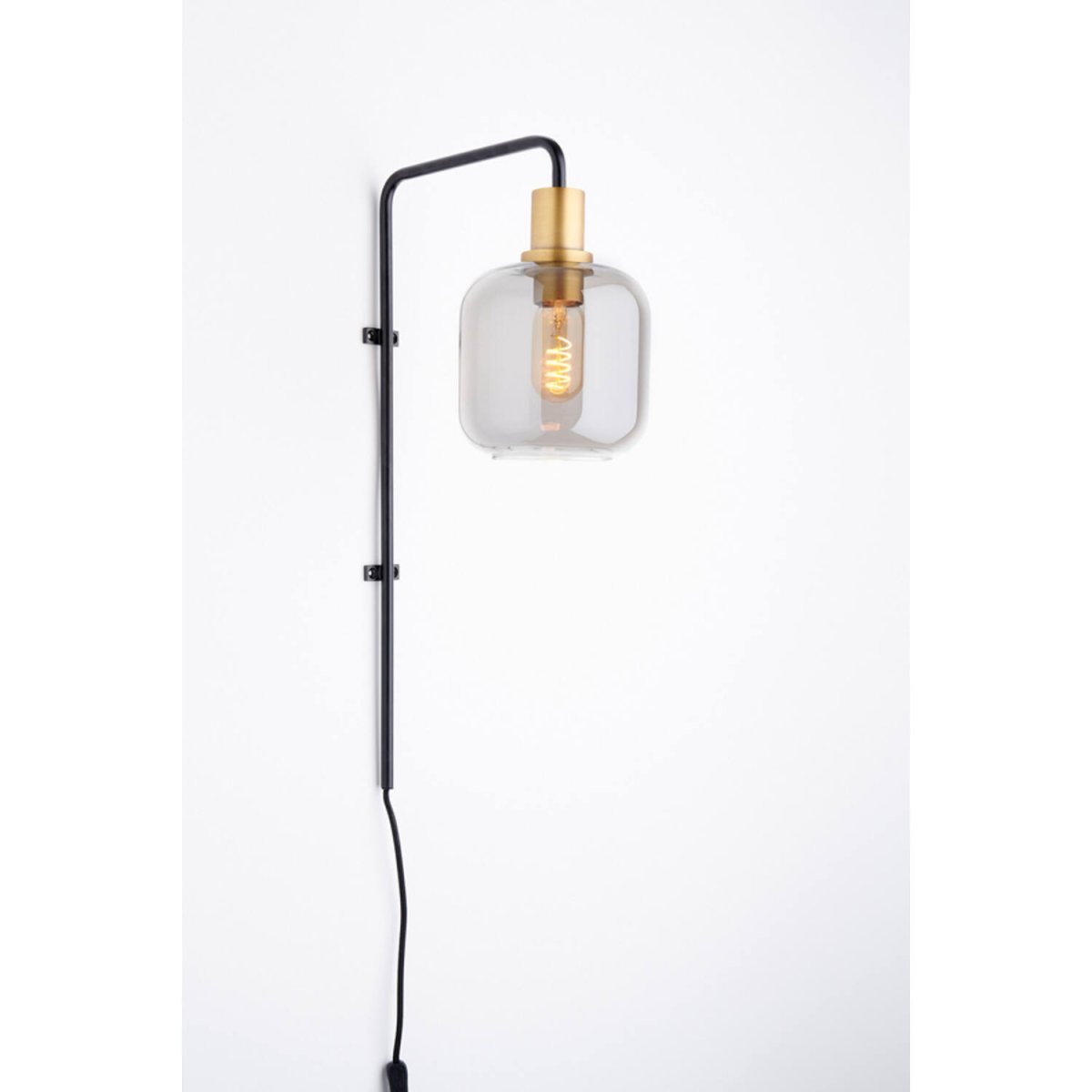 Lekar 32cm Schwarz wandlampe Von Light & Living - 