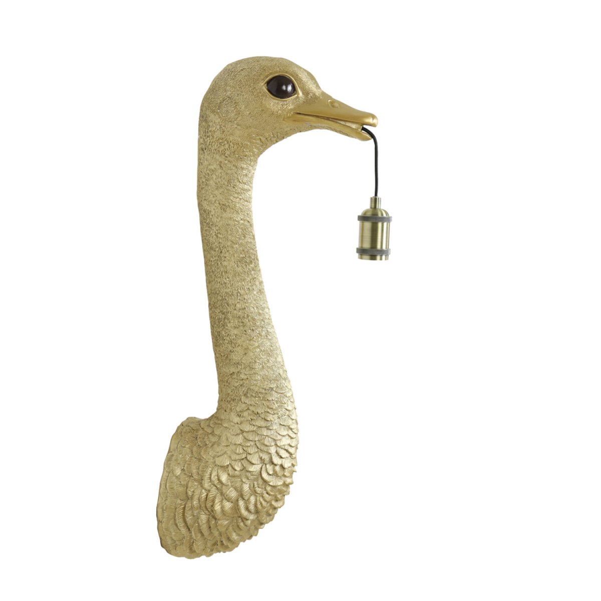 Ostrich 72cm Gold wandlampe Von Light & Living - 