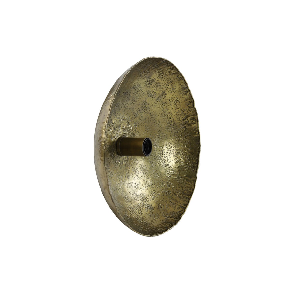 Neva Ø40 Bronze wandlampe Von Light & Living - Die raue Oberfläche unterstreicht den Charakter der Leuchte und reflektiert das Licht auf effektvolle Weise.