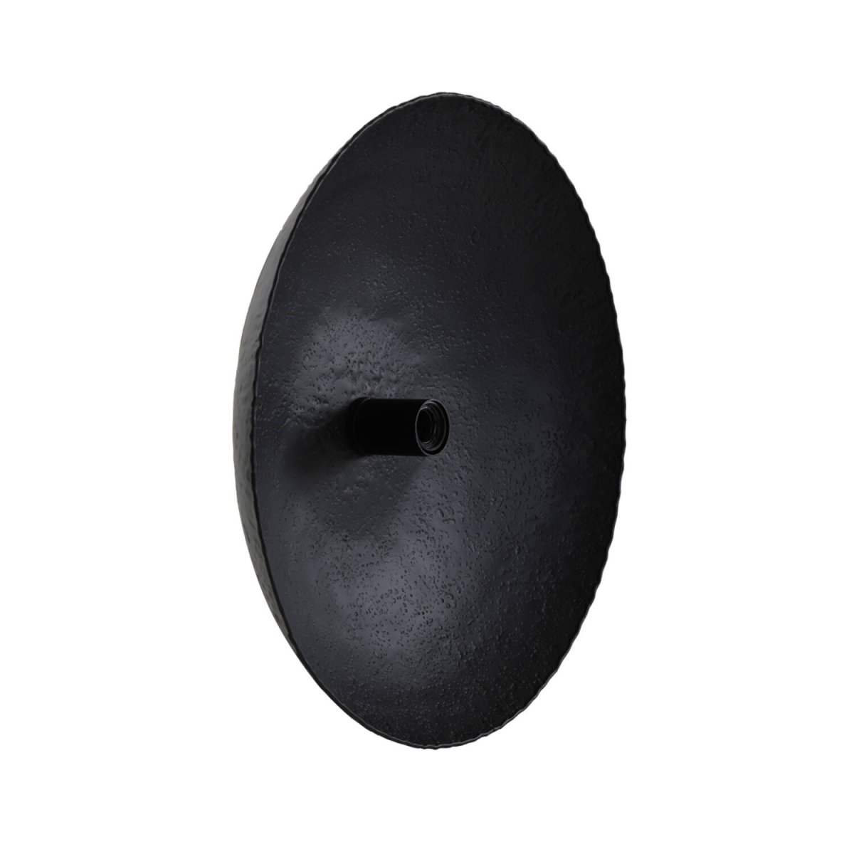 Neva Ø50 Schwarz wandlampe Von Light & Living - Die raue Oberfläche verleiht der Leuchte Charakter und reflektiert das Licht auf effektvolle Weise.