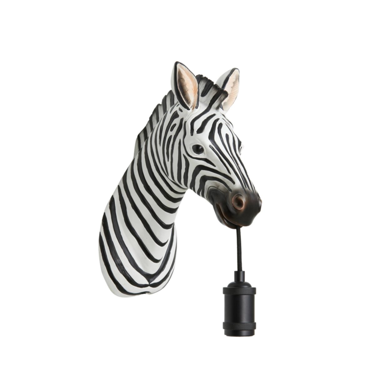 Zebra 25cm Schwarz wandlampe Von Light & Living - Die einzigartige Zebra-Wandleuchte ist ein dekoratives und verspieltes Deko-Element für Ihr Zuhause.