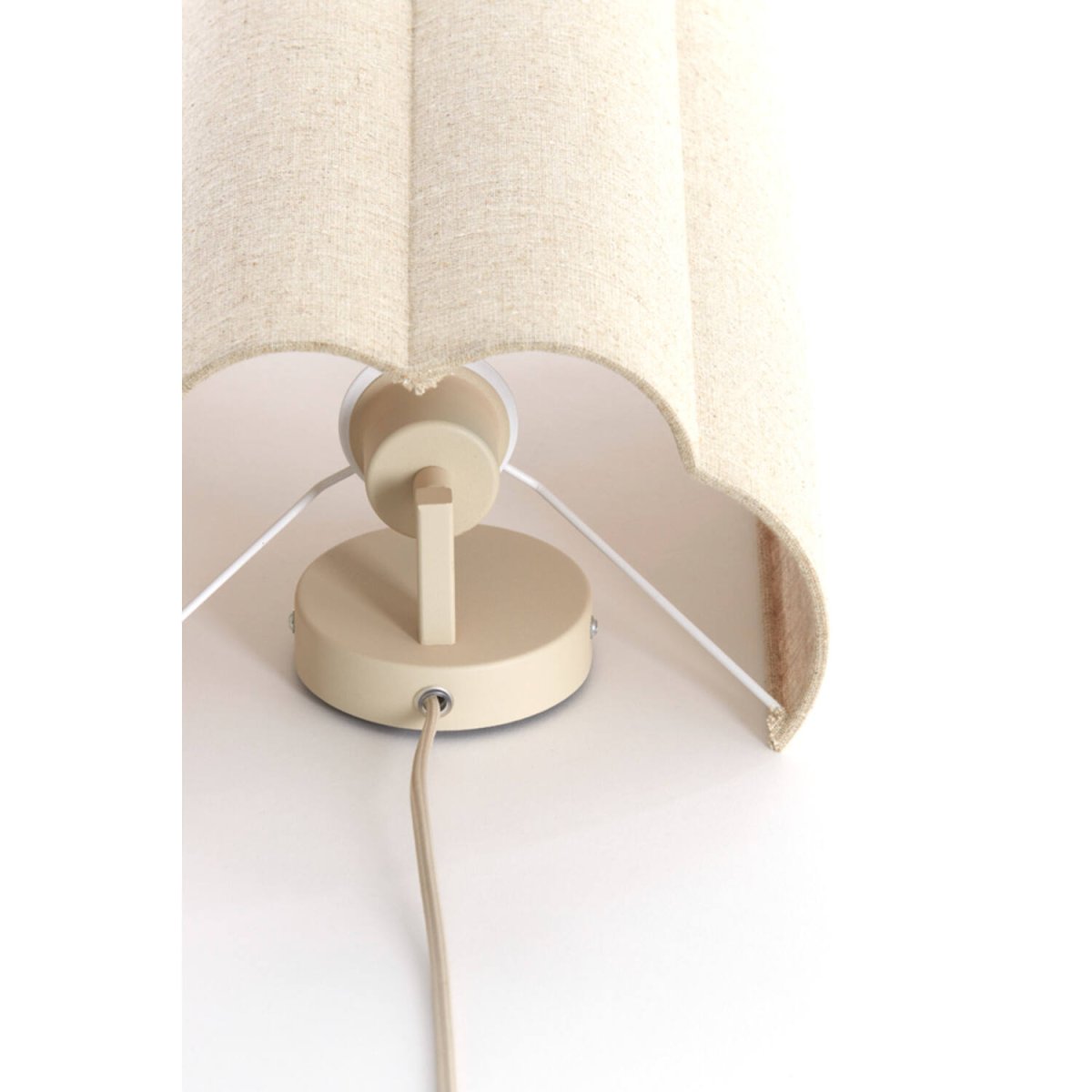 Fringe 40cm Beige wandlampe Von Light & Living - 
